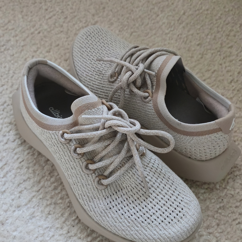 Allbirds Women's Light Beige Knit Sneakers